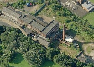 Hilltop works aerial